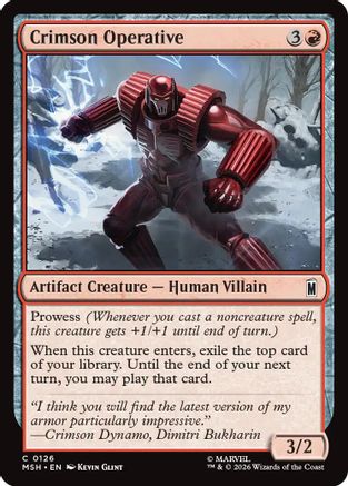 Crimson Operative [MSH 126]  Foil