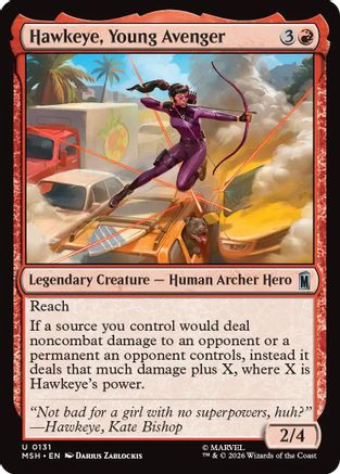 Hawkeye, Young Avenger [MSH 131]  Foil
