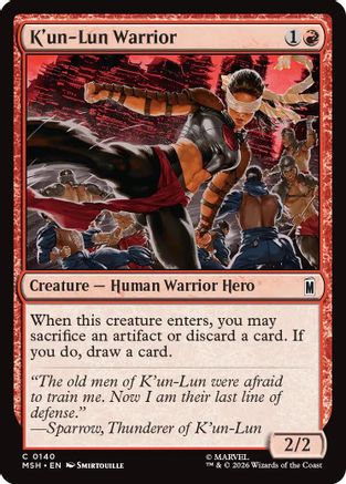 K'un-Lun Warrior [MSH 140]  Foil