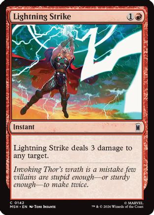 {@C} Lightning Strike [Marvel Super Heroes] [MSH 142]