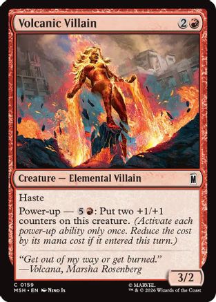 Volcanic Villain [MSH 159]  Foil