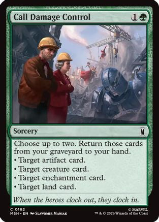 Call Damage Control [MSH 162]  Foil