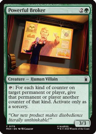 {@C} Powerful Broker (Foil) [Marvel Super Heroes] [MSH 179]