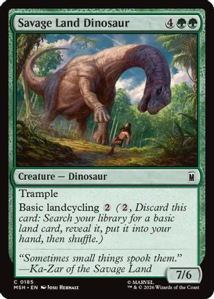 Savage Land Dinosaur [MSH 185]