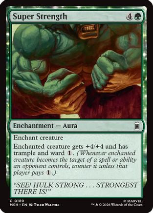 Super Strength [MSH 189]  Foil
