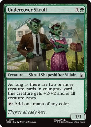 Undercover Skull [MSH 194]  Foil