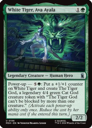 White Tiger, Ava Ayala [MSH 196]