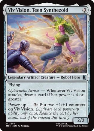 {@C} Viv Vision, Teen Synthezoid [Marvel Super Heroes] [MSH 256]