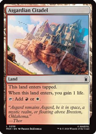 Asgardian Citadel [MSH 258]  Foil