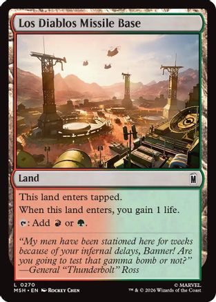 {@C} Los Diablos Missile Base [Marvel Super Heroes] [MSH 270]