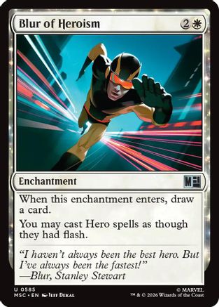 Blur of Heroism [MSC 585]