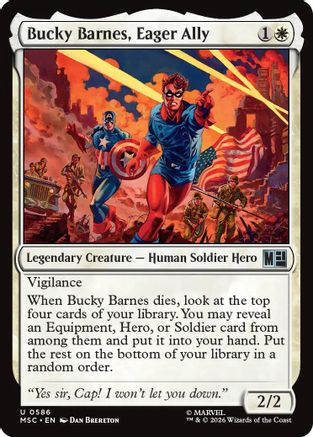 Bucky Barnes, Eager Ally [MSC 586]