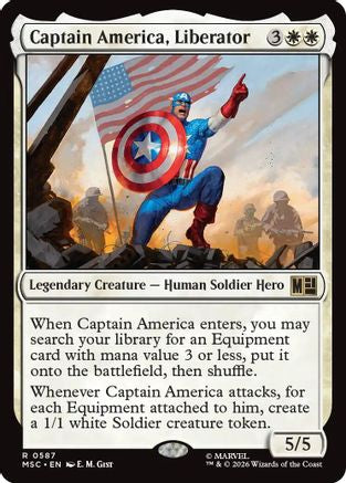 Captain America, Liberator [MSC 587]  Foil