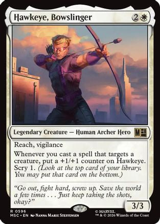 Hawkeye, Bowslinger [MSC 596]