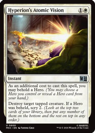 Hyperion's Atomic Vision [MSC 600]  Foil
