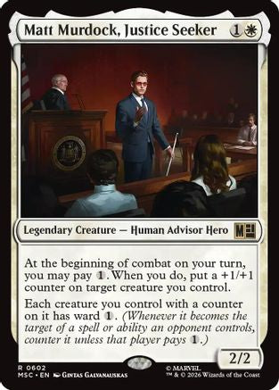 Matt Murdock, Justice Seeker [MSC 602]
