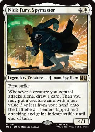 Nick Fury, Spymaster [MSC 603]  Foil