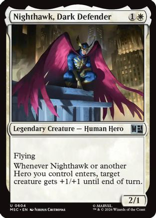 Nighthawk, Dark Defender [MSC 604]  Foil