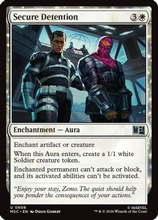 Secure Detention [MSC 608]  Foil