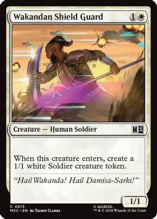 Wakandan Shield Guard [MSC 613]  Foil