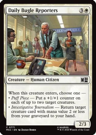 Daily Bugle Reporters [MSC 771]