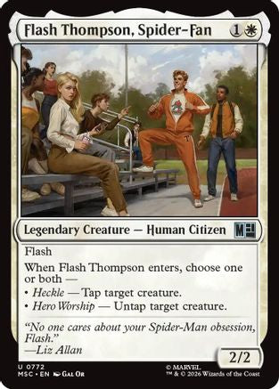 Flash Thompson, Spider-Fan [MSC 772]  Foil