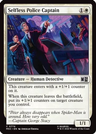 Selfless Police Captain [MSC 774]