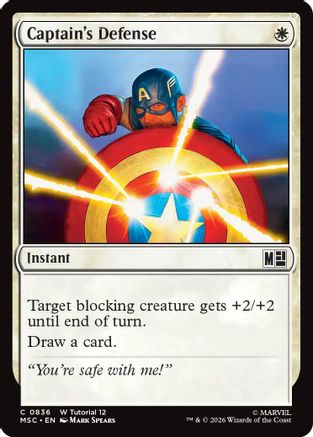 Captain's Defense [MSC 836]