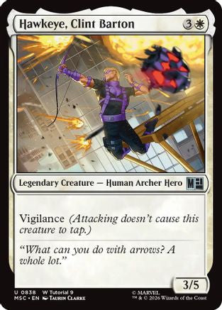 Hawkeye, Clint Barton (0838) [MSC 838]