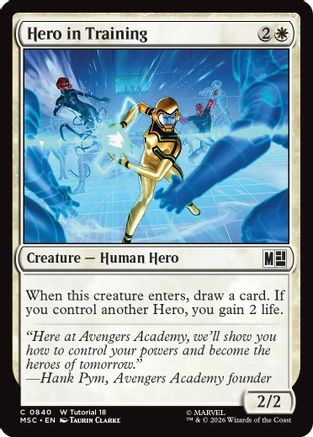 Hero in Training [MSC 840]