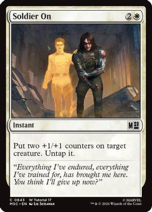 Soldier On [MSC 843]