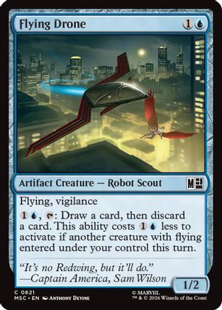 Flying Drone [MSC 621]  Foil