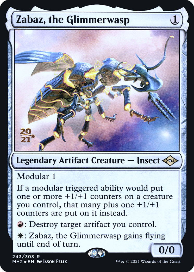 {R} Zabaz, the Glimmerwasp [Modern Horizons 2 Prerelease Promos][PR MH2 243]
