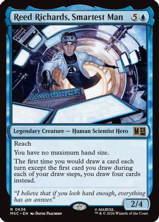 Reed Richards, Smartest Man [MSC 636]  Foil
