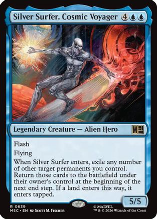 Silver Surfer, Cosmic Voyager [MSC 639]  Foil