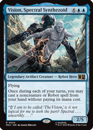 Vision, Spectral Synthezoid [MSC 644]  Foil