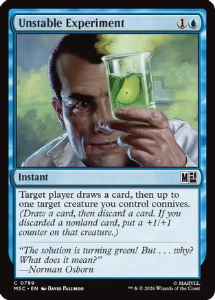 Unstable Experiment [MSC 789]