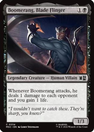 Boomerang, Blade Flinger [MSC 534]