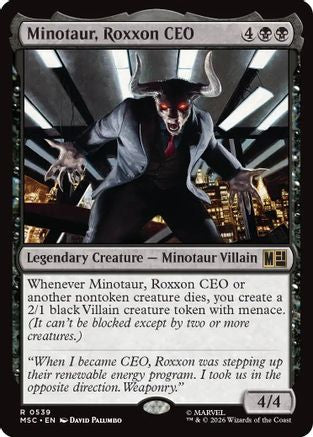Minotaur, Roxxon CEO [MSC 539]