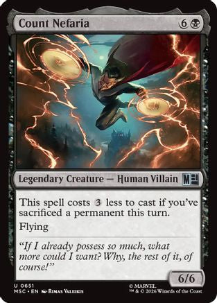 Count Nefaria [MSC 651]  Foil