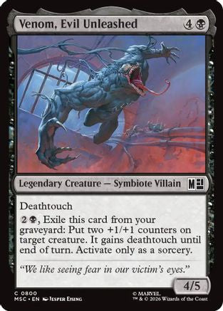Venom, Evil Unleashed [MSC 800]  Foil