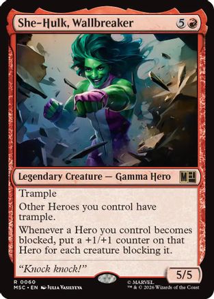 She-Hulk, Wallbreaker [MSC 060]