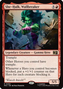 {@@MSC R} She-Hulk, Wallbreaker [MSC 060]