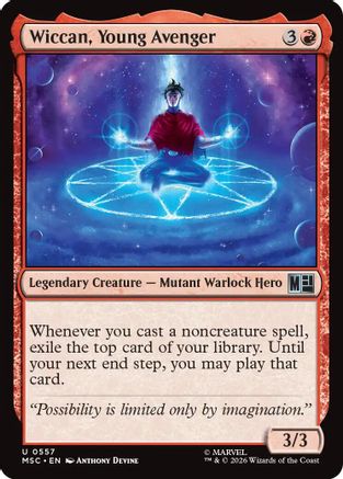 Wiccan, Young Avenger [MSC 557]  Foil