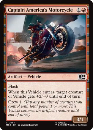 Captain America's Motorcycle [MSC 681]  Foil