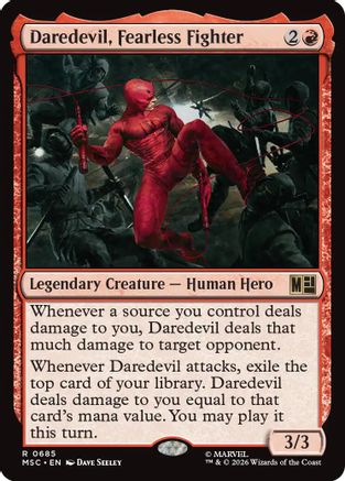 Daredevil, Fearless Fighter [MSC 685]  Foil