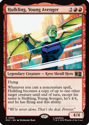 Hulkling, Young Avenger [MSC 689]