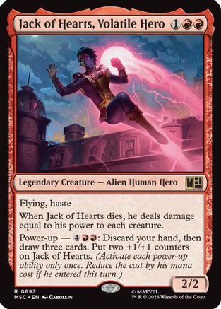Jack of Hearts, Volatile Hero [MSC 693]  Foil