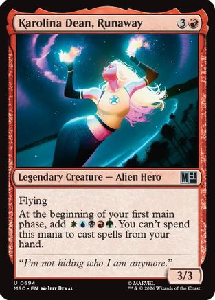 Karolina Dean, Runaway [MSC 694]  Foil