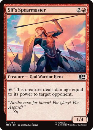 Sif's Spearmaster [MSC 765]  Foil